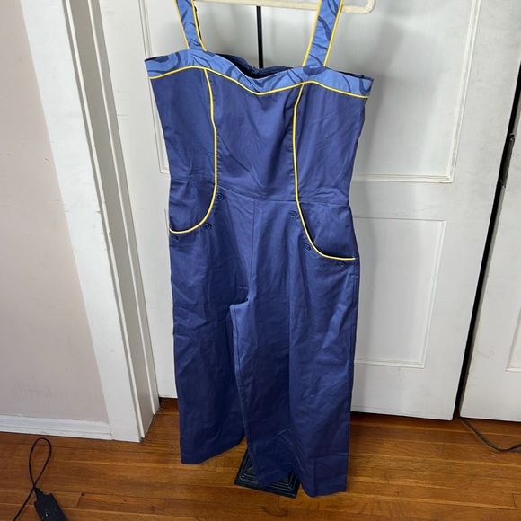 Her Universe Star Wars Ahsoka Tano Retro Jumpsuit Her Blue Size Medium Nwot - Picture 2 of 9
